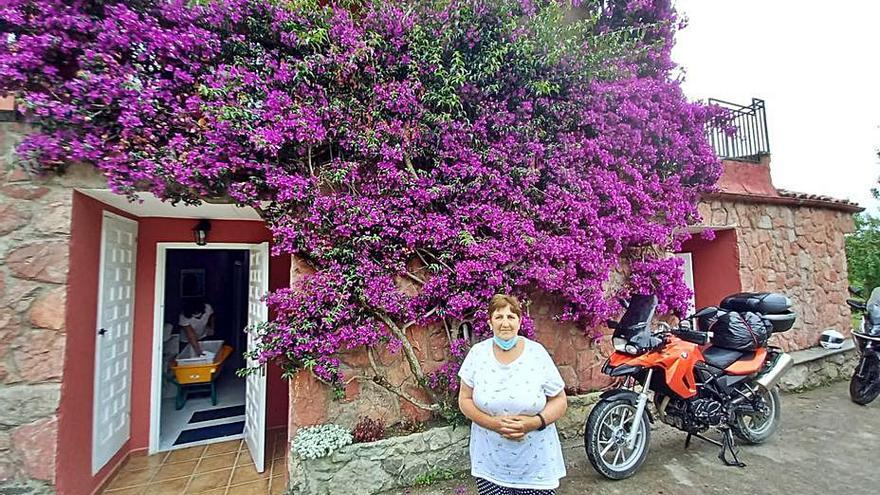 María Jesús Vega, ayer, en Celorio. | M. V.