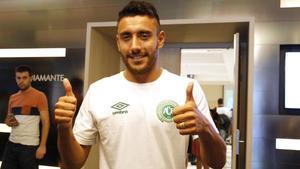 Alan Ruschel, en el Hotel Melià Sarrià.