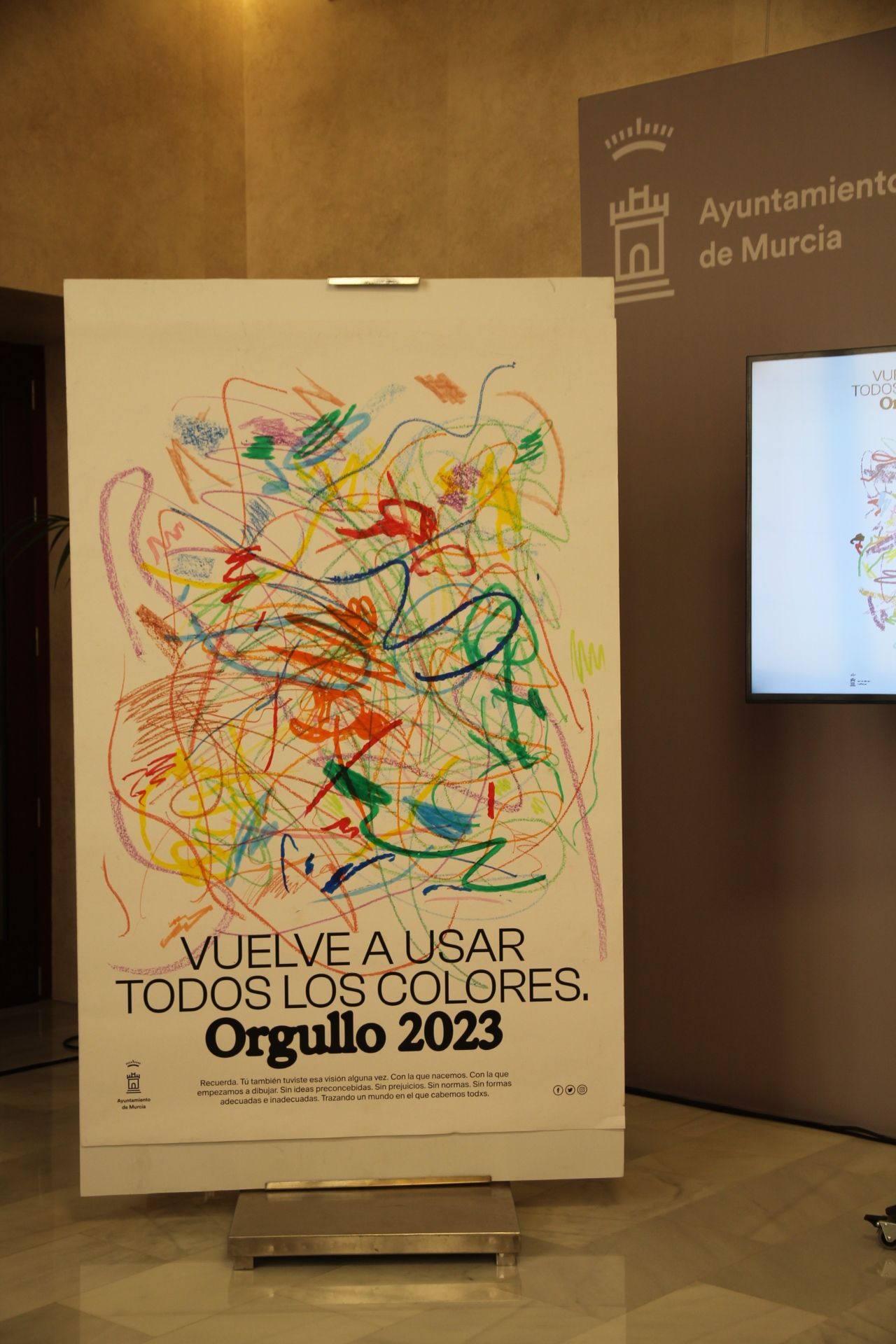 Presentación del cartel del Orgullo 2023 de Murcia