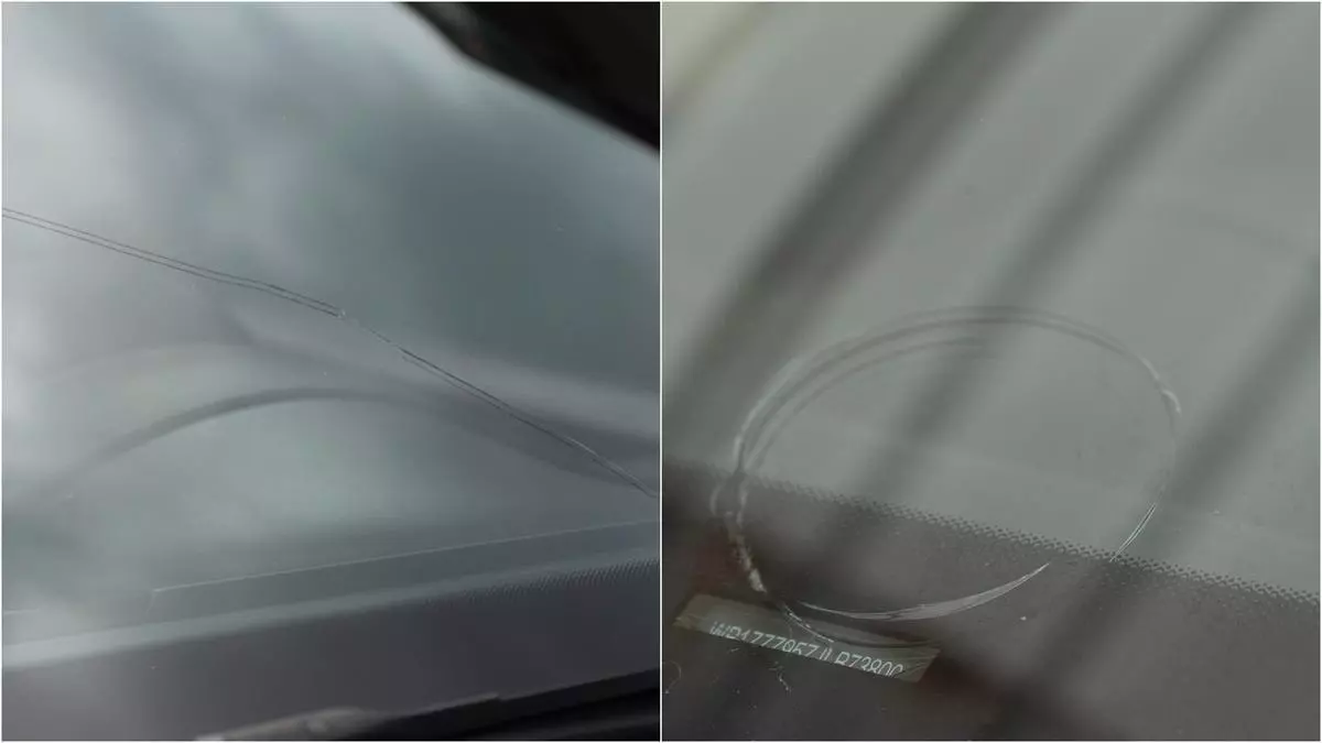 El granizo revienta la luna de un Porsche y deja reparaciones de hasta 2.000 euros en A Coruña y su área