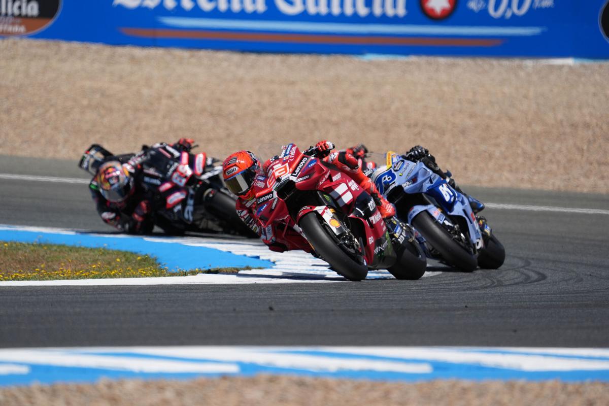 Las imágenes de la carrera de MotoGP en Jerez.
