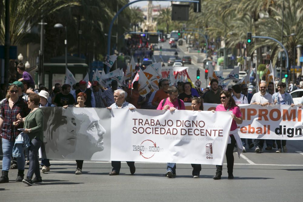 Manifestación del 1 de mayo en Alicante