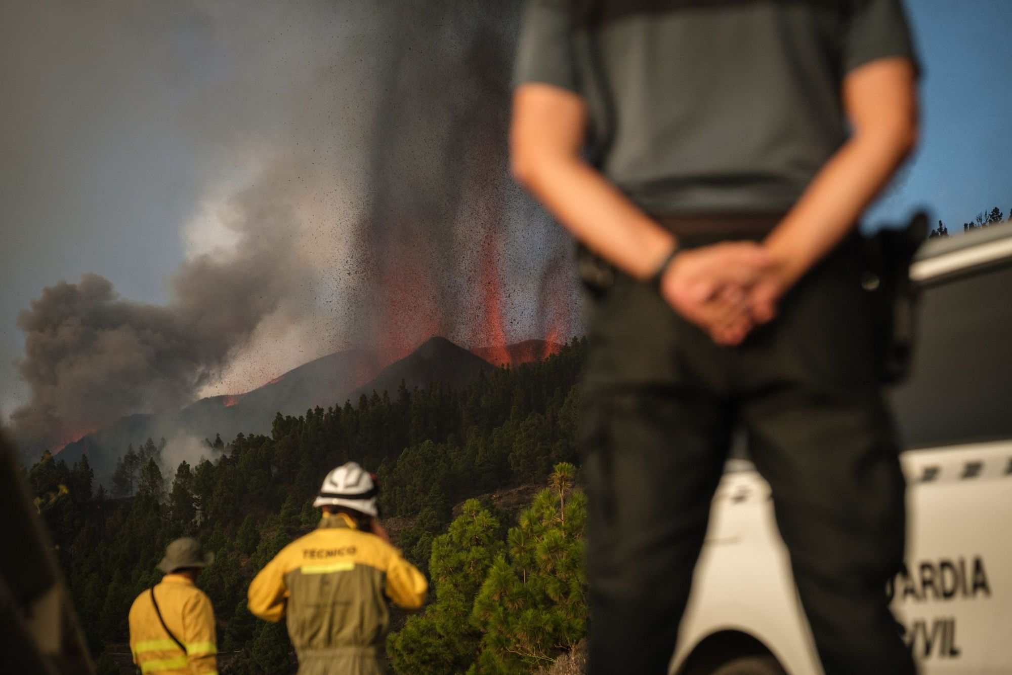 Gefährliches Naturschauspiel: Bilder des Vulkanausbruchs von La Palma.