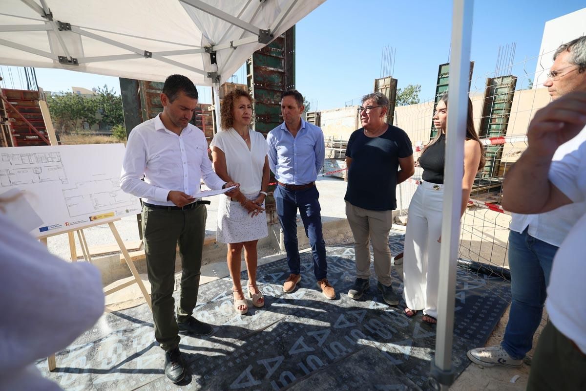 Galería: visita a las obras de la nueva escoleta de Sant Rafel