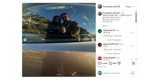 Primera foto ‘oficial’ de Fernando Alonso y Melissa Jiménez