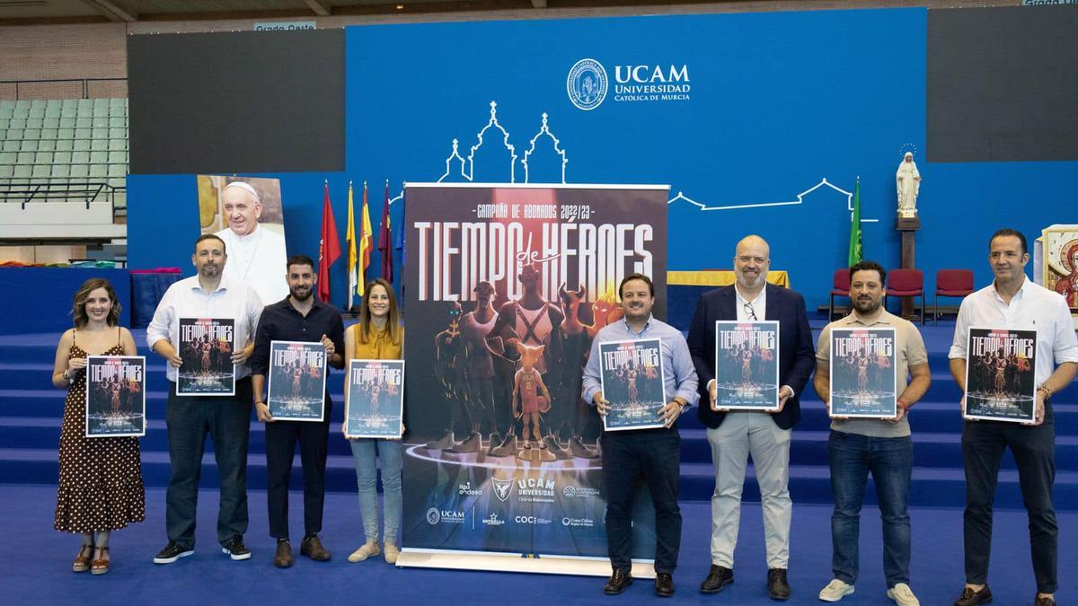 Presentación de la campaña de abonados del UCAM Murcia CB.