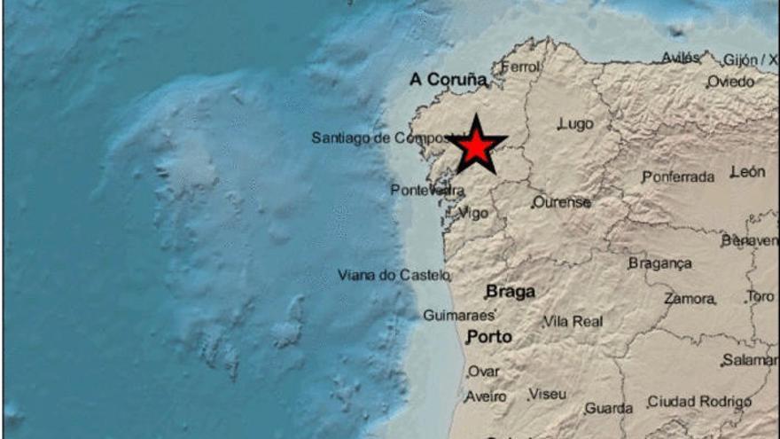 Sismo registrado en Santiago esta madrugada. // IGN