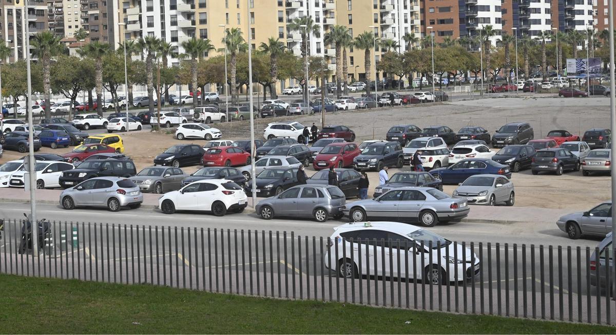 Terreno dónde se ubicará el futuro conservatorio, enfrente de la Ciudad de la Justicia.