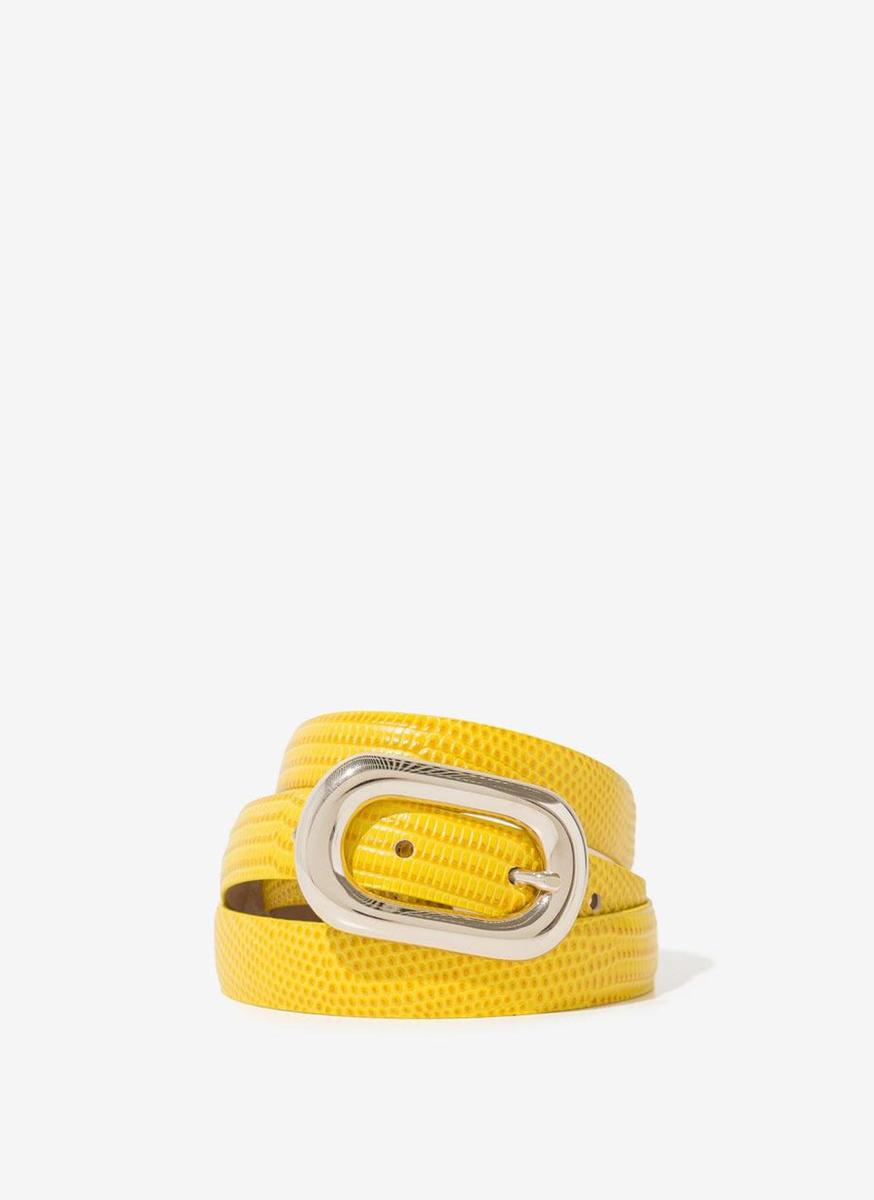 Cinturón amarillo de Uterqüe (39€)