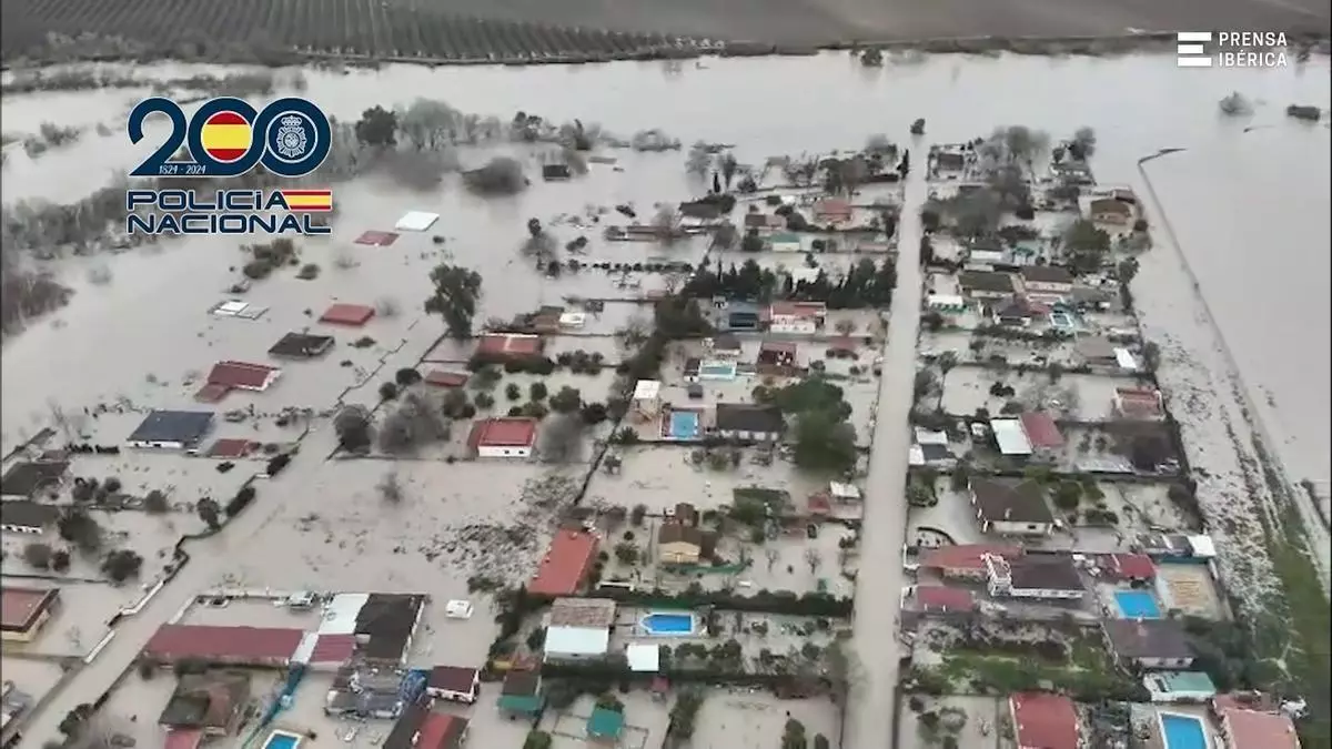 Espectaculares imágenes aéreas de Córdoba inundada por el agua
