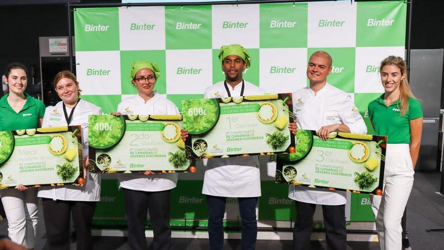 Dos estudiantes de Hecansa premiados en el 8º Campeonato de Jóvenes Cocineros celebrado en Gastrocanarias 2023