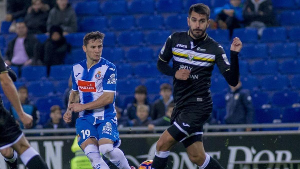 Pablo Piatti fue el futbolista más destacado del Espanyol en la victoria contra el Leganés