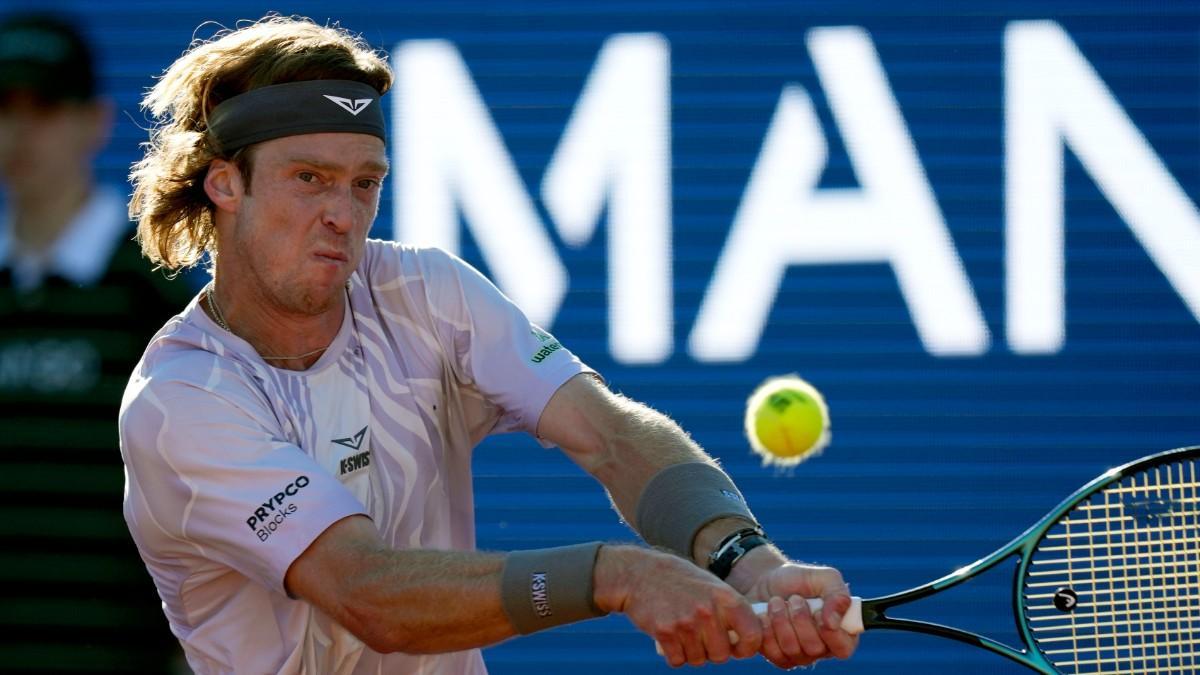 Andrey Rublev, en el Barcelona Open