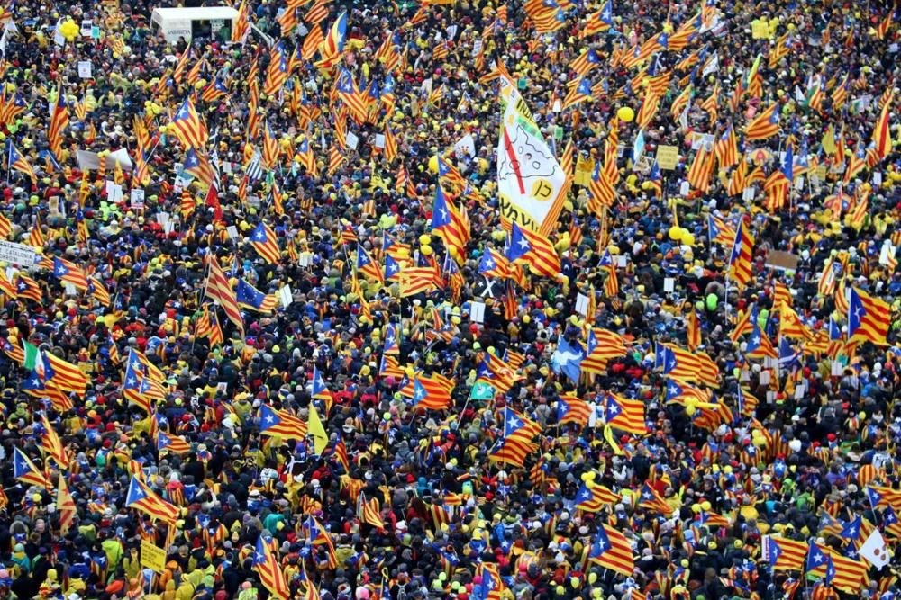 Manifestació independentista a Brussel·les