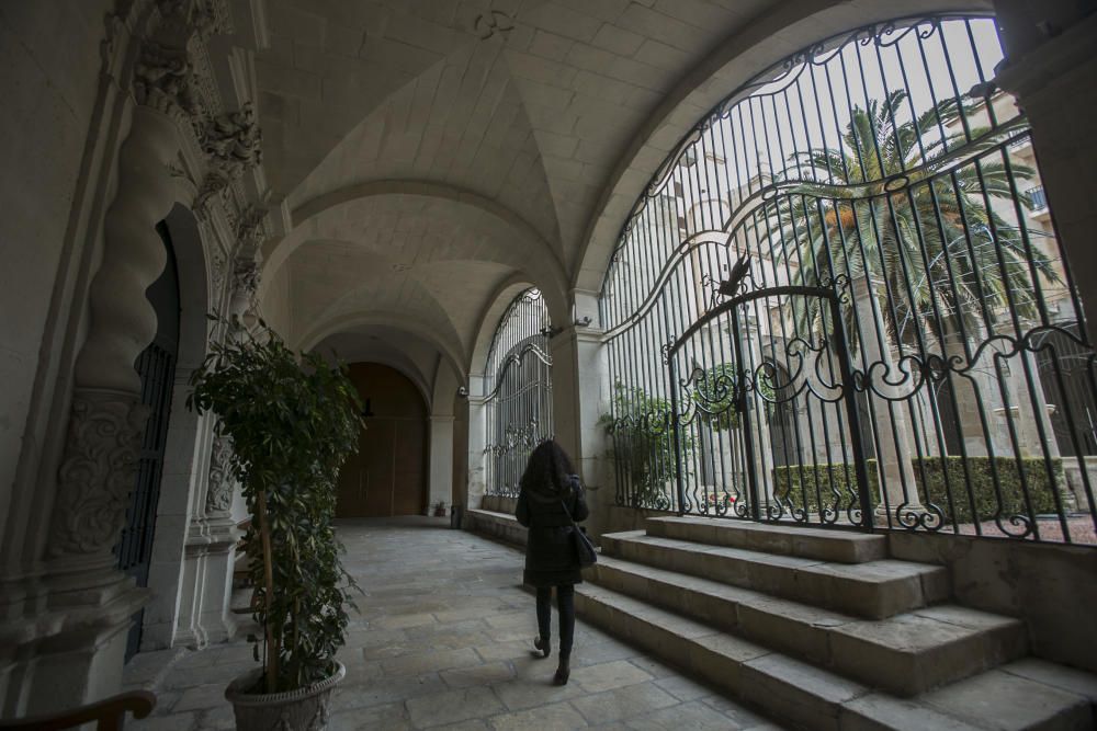 El claustro, del siglo XV