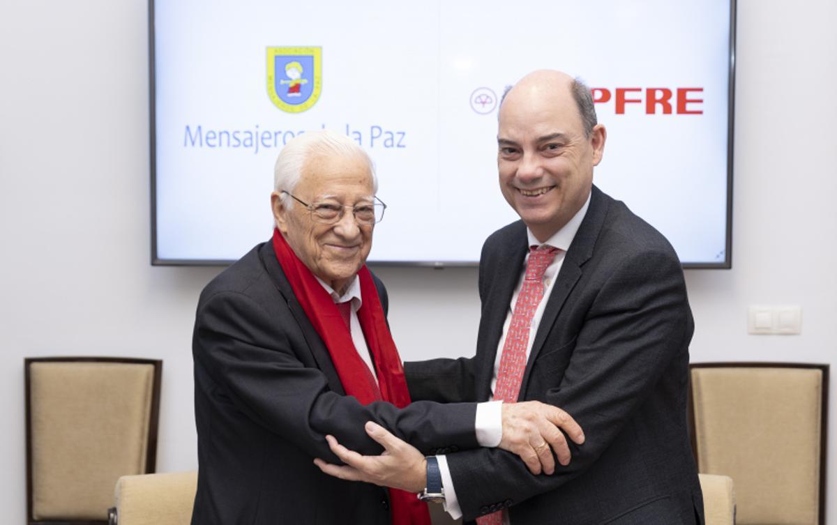 MAPFRE y Mensajeros de la Paz alcanzan un acuerdo para mejorar la atención al colectivo de mayores en España.