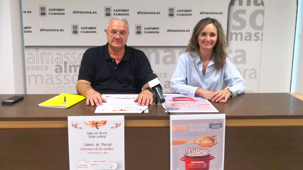 Presentación del proyecto de cocina en directo en el Mercat Central de Almassora.