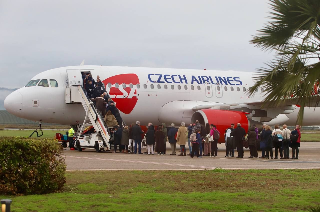 El vuelo a Praga despega del aeropuerto de Córdoba