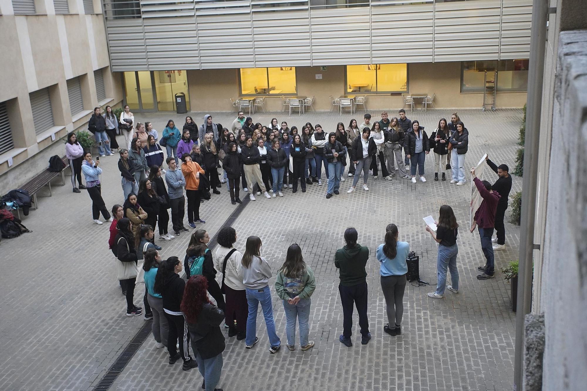 Protestes a la UdG pels casos d'assetjament sexual