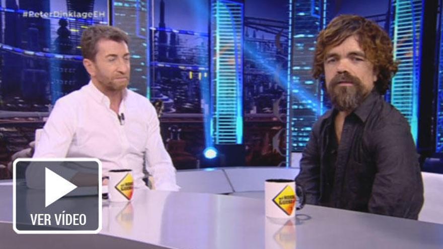 Pablo Motos y Peter Dinklage, durante la entrevista