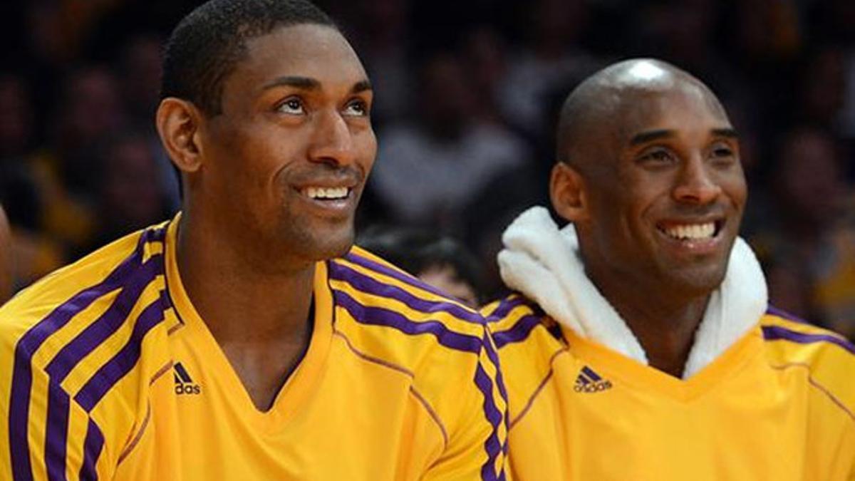 Kobe Bryant acepta el regreso de Metta Wolrd Peace a los Lakers