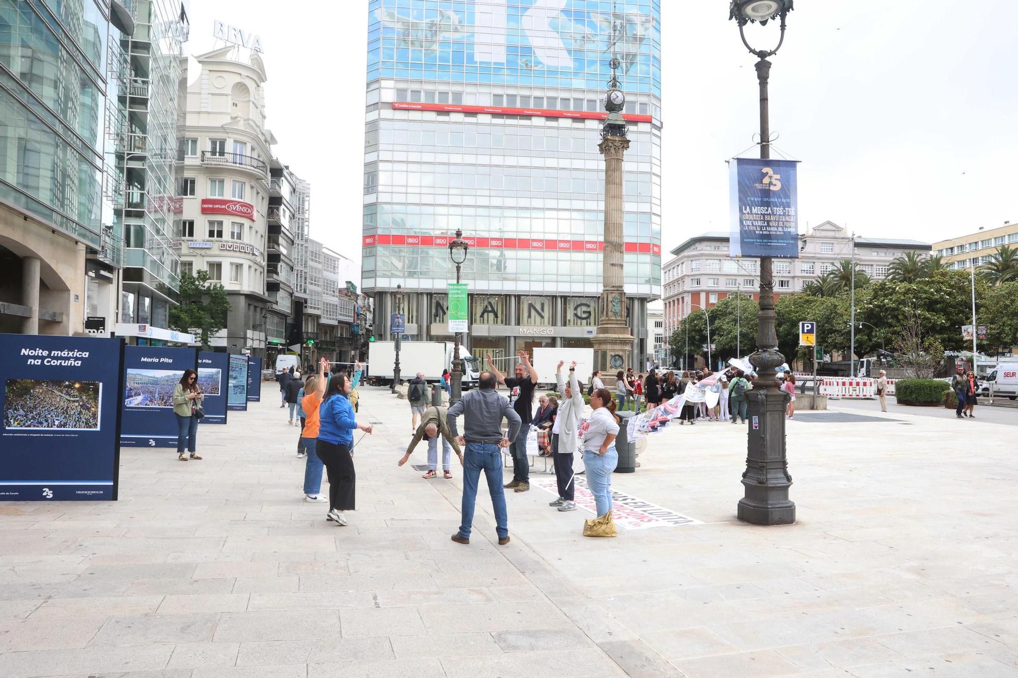 Gimnasia terapéutica y reivindicativa: la protesta de trabajadoras de residencias privadas
