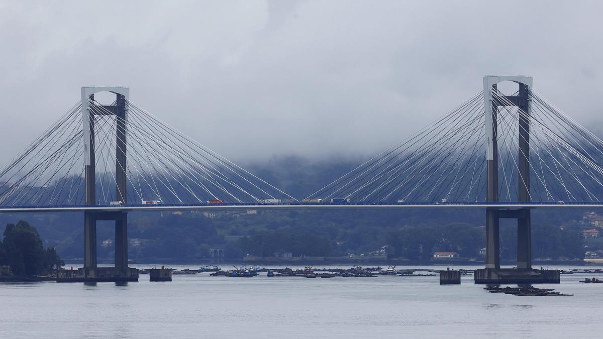 Bateas en la ría de Vigo.