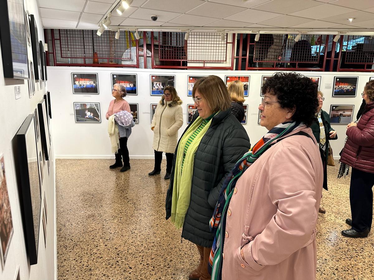 Una de las exposiciones realizadas en la Casa de Cultura de Santa Pola durante el pasado año, en el que el centro cultural ha batido sus registros en asistencia