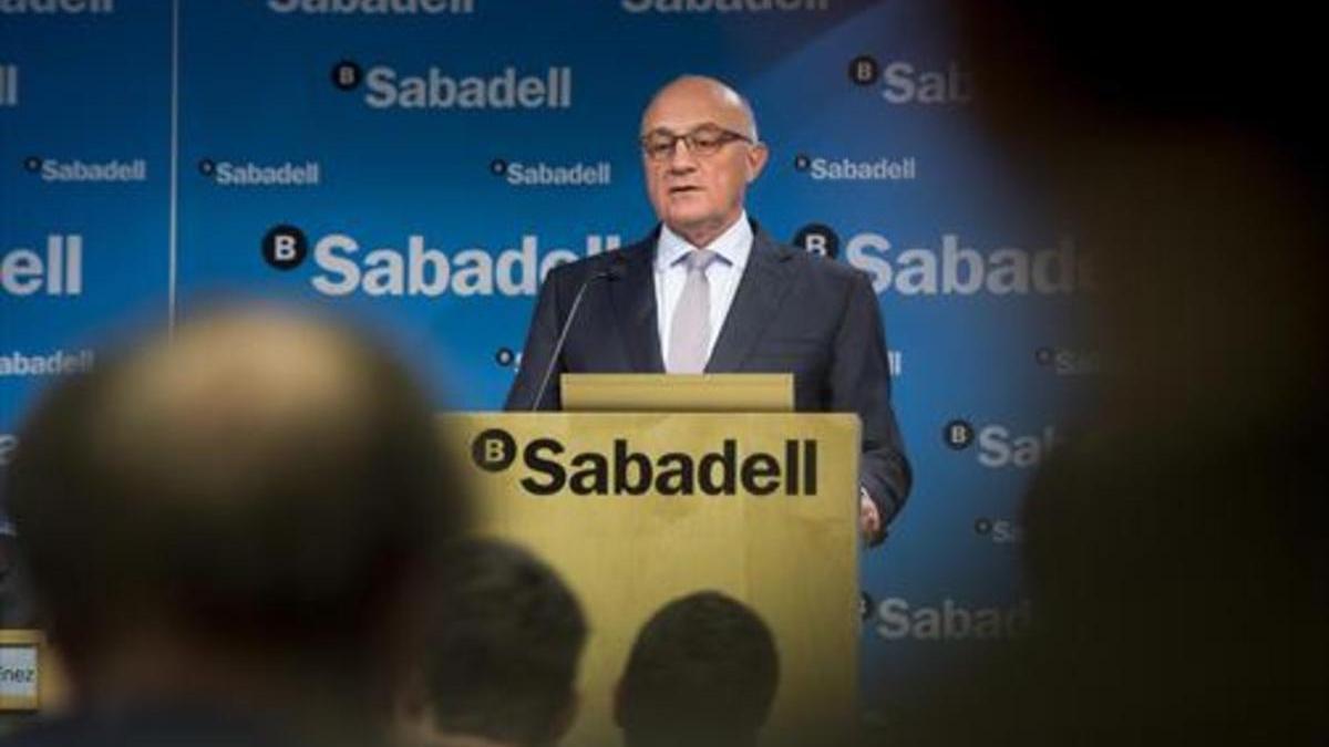 Josep Oliu, presidente del Banco Sabadell.