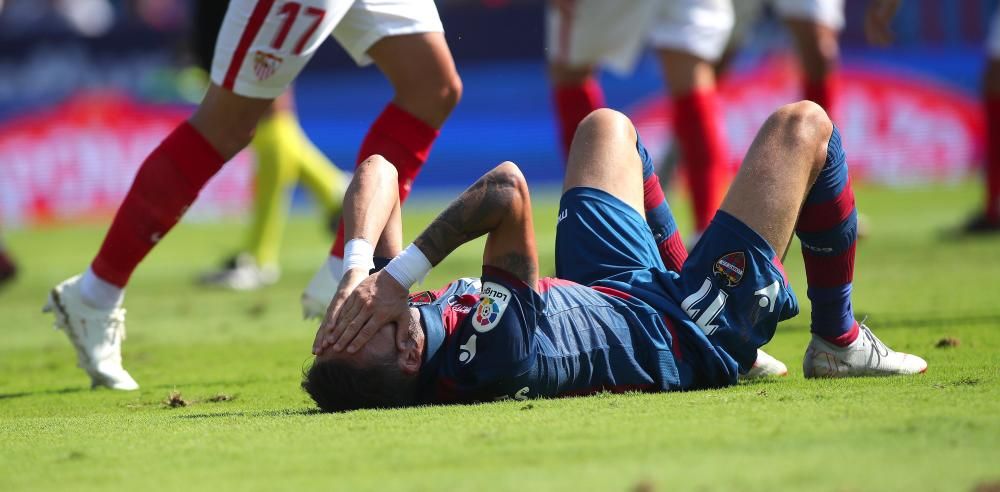 Levante 2-6 Sevilla, en imágenes