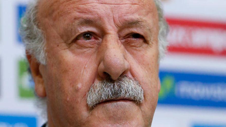 Vicente del Bosque, ayer.