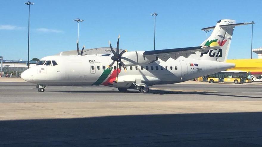 Avión de TAP en Alvedro.