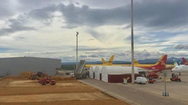 Instalaciones del aeropuerto de Castelló.
