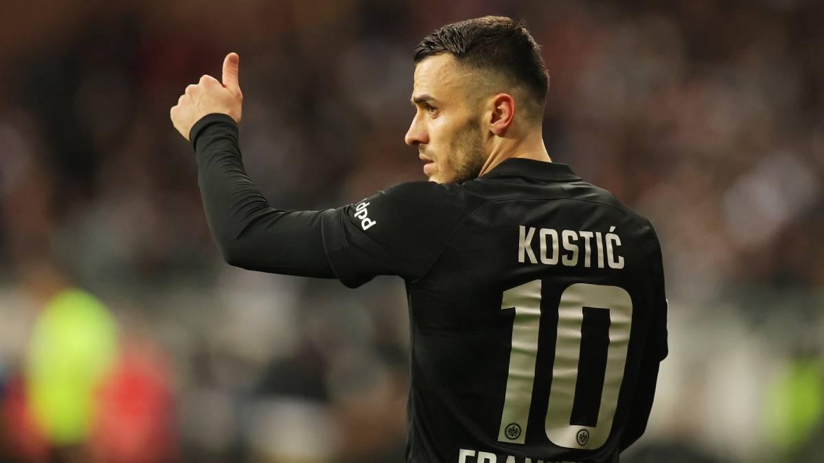 Kostic tiene una gran zurda que abastece a casi todo el Eintracht