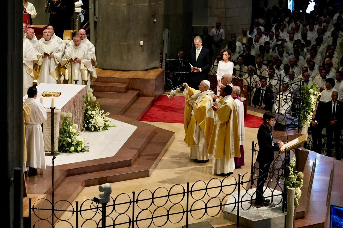 Visita del Papa León XIV a la Sagrada Familia