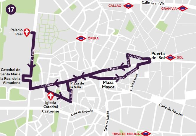 Mapa Cristo de los Alabarderos