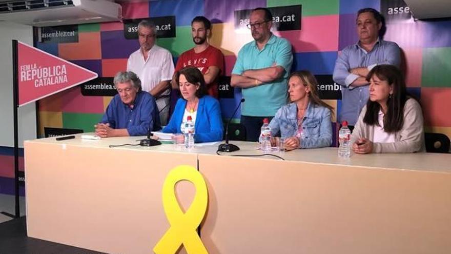 La presidenta de l&#039;ANC, Elisenda Paluzie, respon les preguntes de la premsa, ahir a Barcelona