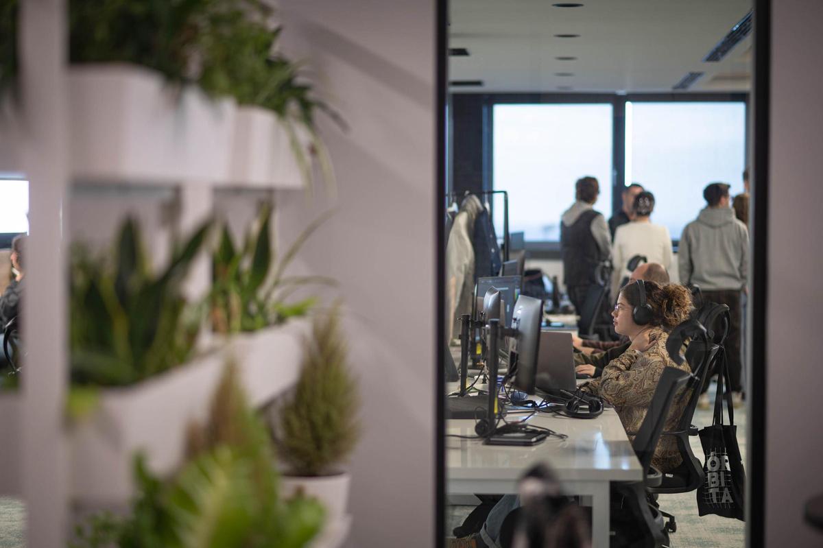 Oficina de Orbidi, que en solo unos meses en la sede ya tiene 75 trabajadores.