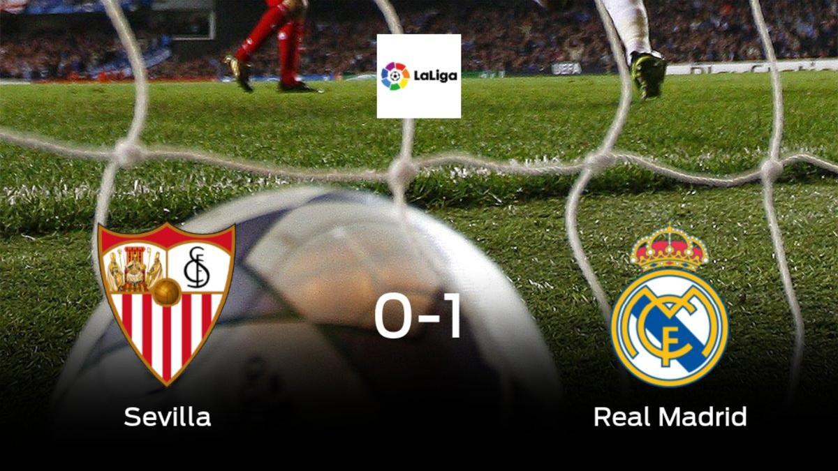 El Real Madrid se lleva la victoria tras vencer 0-1 al Sevilla