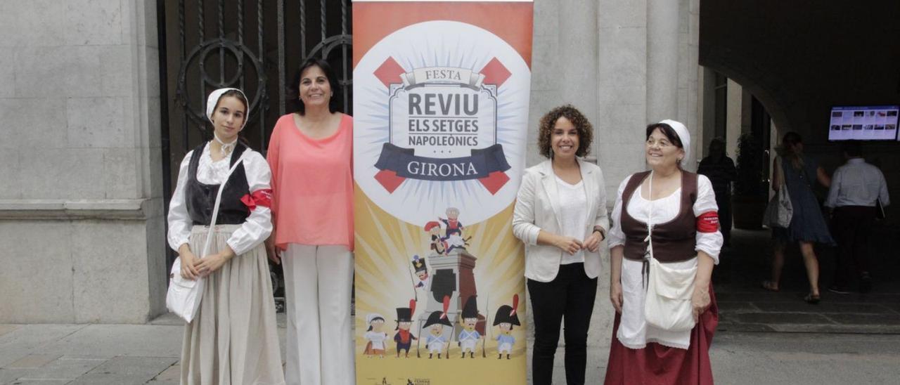La presentació de la Festa dels Setges va tenir lloc ahir a l’Ajuntament de Girona. | AJUNTAMENT DE GIRONA
