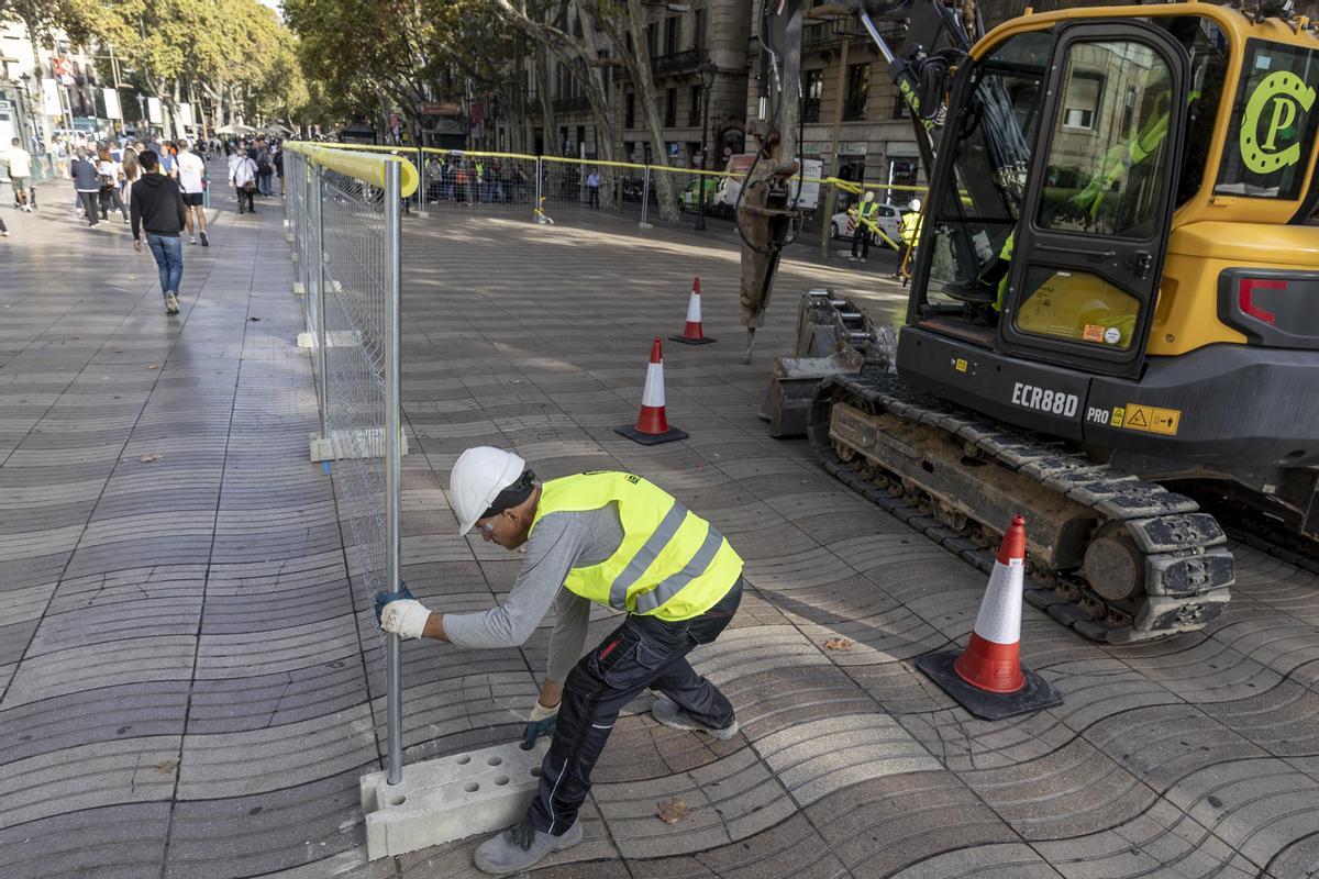 Barcelona empieza las obras de la Rambla