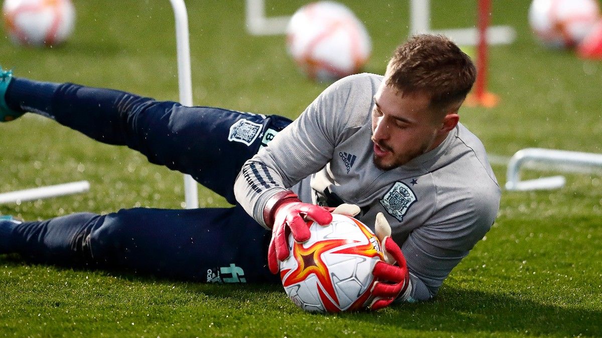 Arnau Tenas, con la Selección