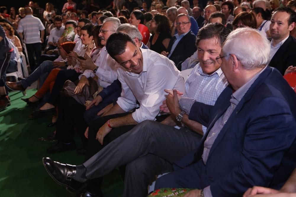 Mitin del PSOE en Oviedo con Pedro Sánchez