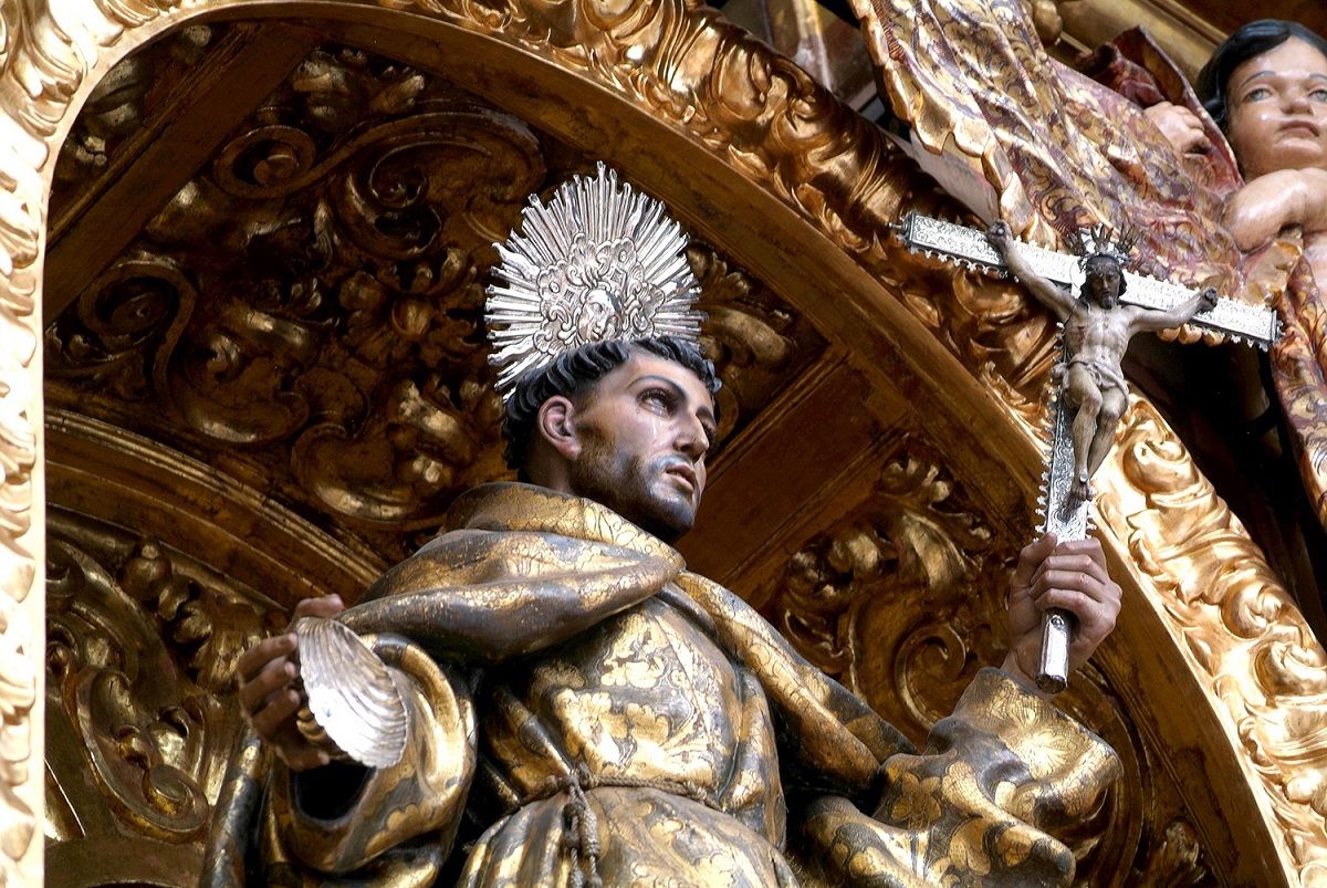La imagen de San Francisco Solano regresa al culto en el templo patronal de  Montilla