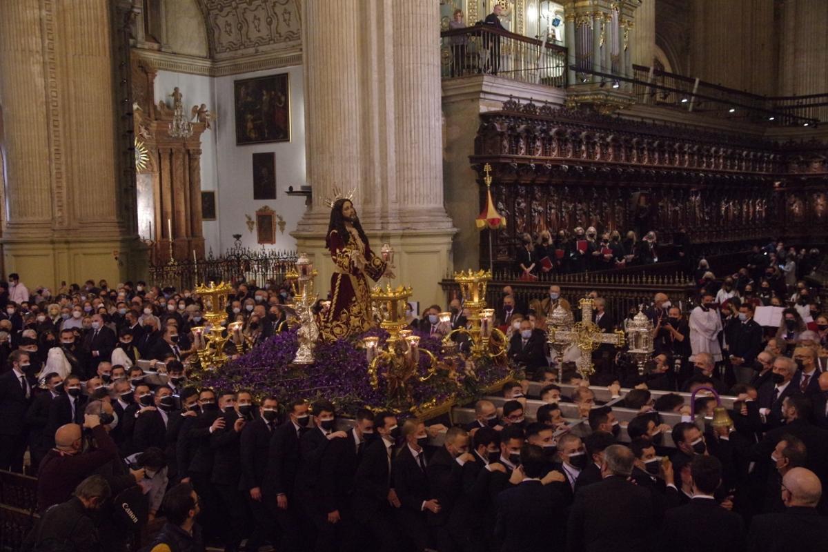 Jesús Orando en el Huerto, en el interior de la Catedral