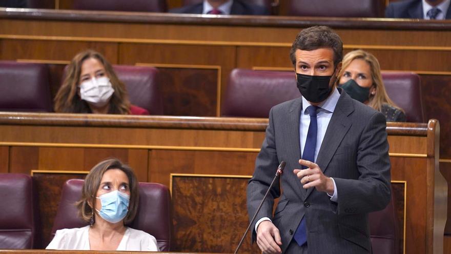 Casado a Sánchez: "Los pactos con Bildu le van a perseguir toda la vida"