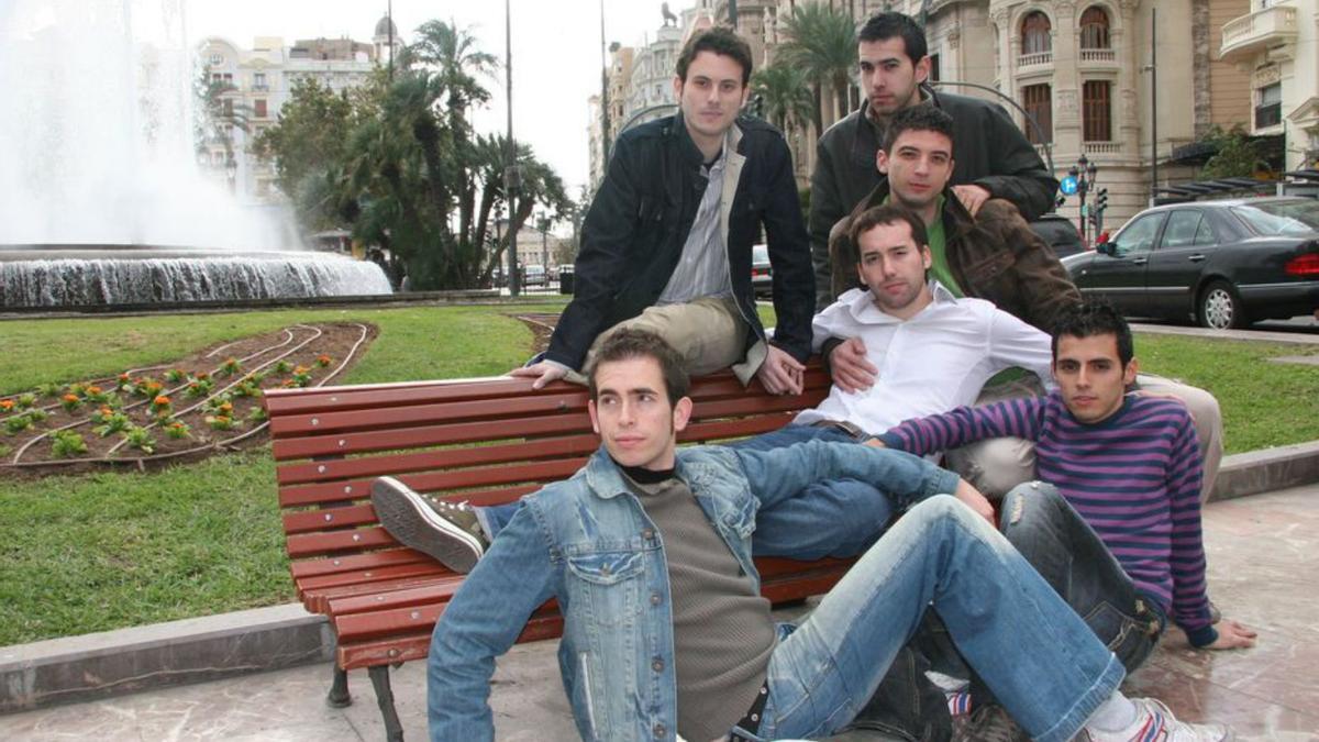 Dos momentos de la grabación en el Campus de Gandia de la UPV. |  