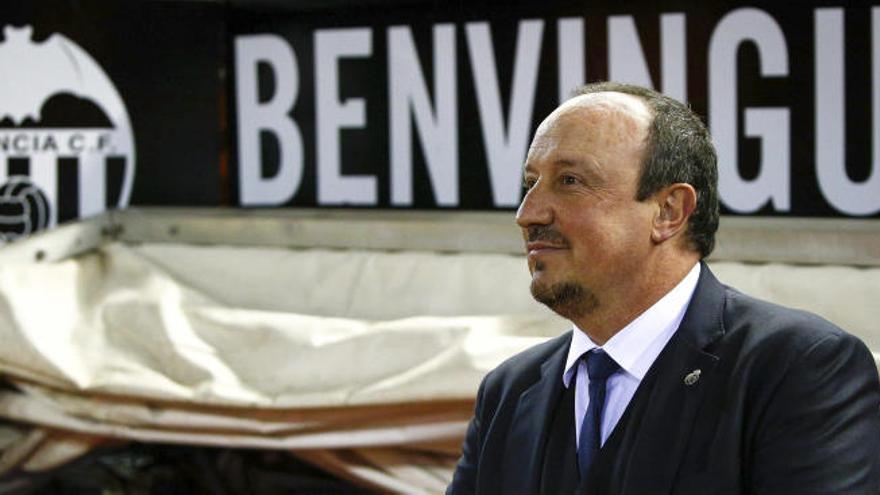 Benítez: &quot;Estoy muy agradecido a Mestalla&quot;