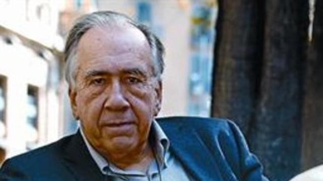 Joan Margarit, ayer en Barcelona.