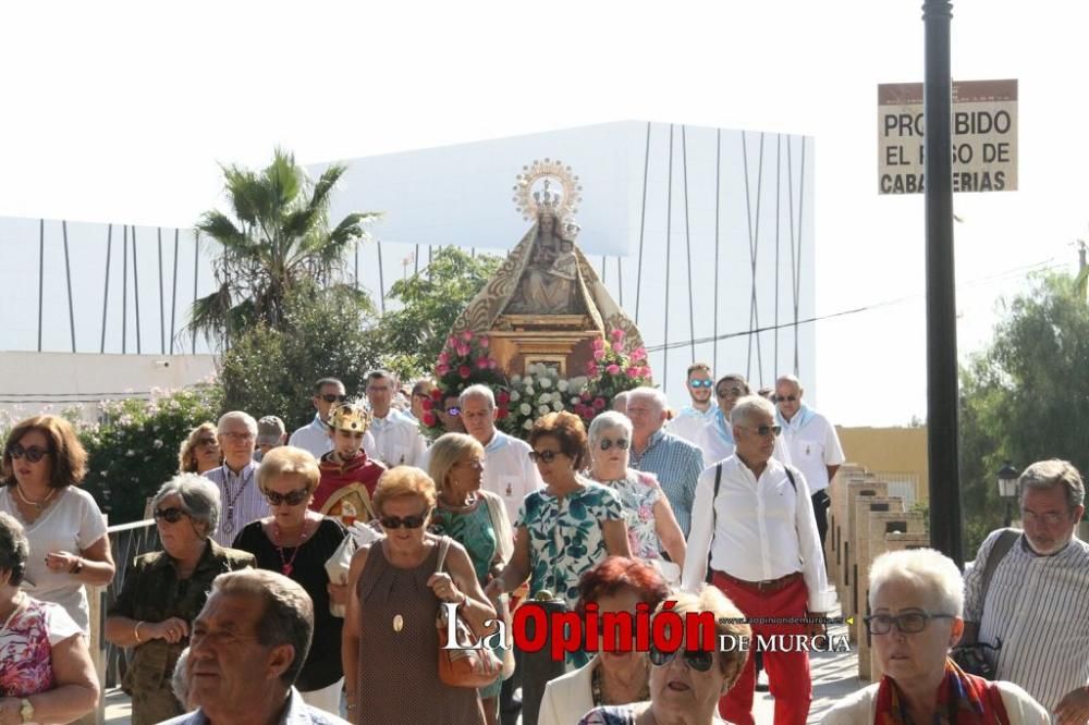La Virgen de las Huertas llega a Lorca para las fiestas